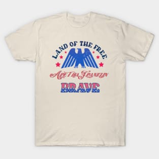 BRAVE ARETHA - LAND OF THE FREE T-Shirt